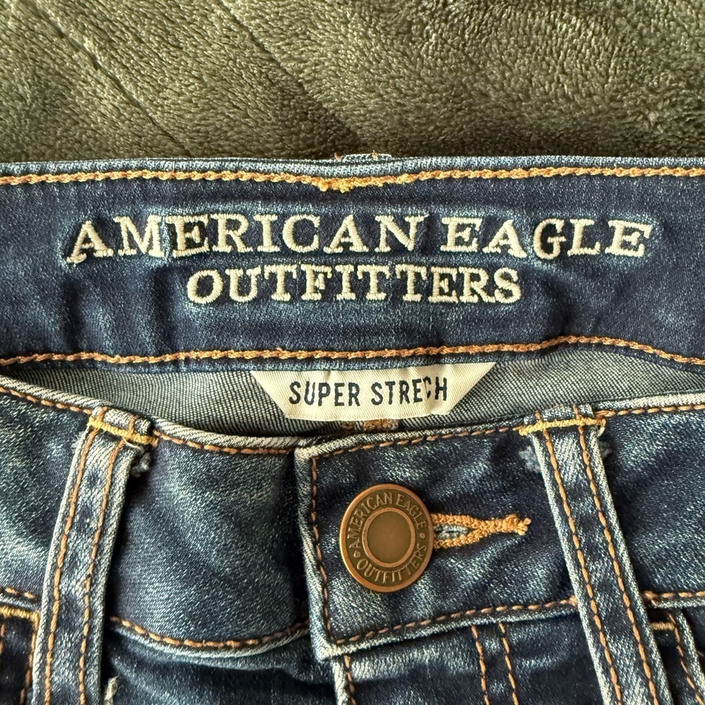 American Eagle Dark Wash Jegging Size 00 - Picture 5 of 6